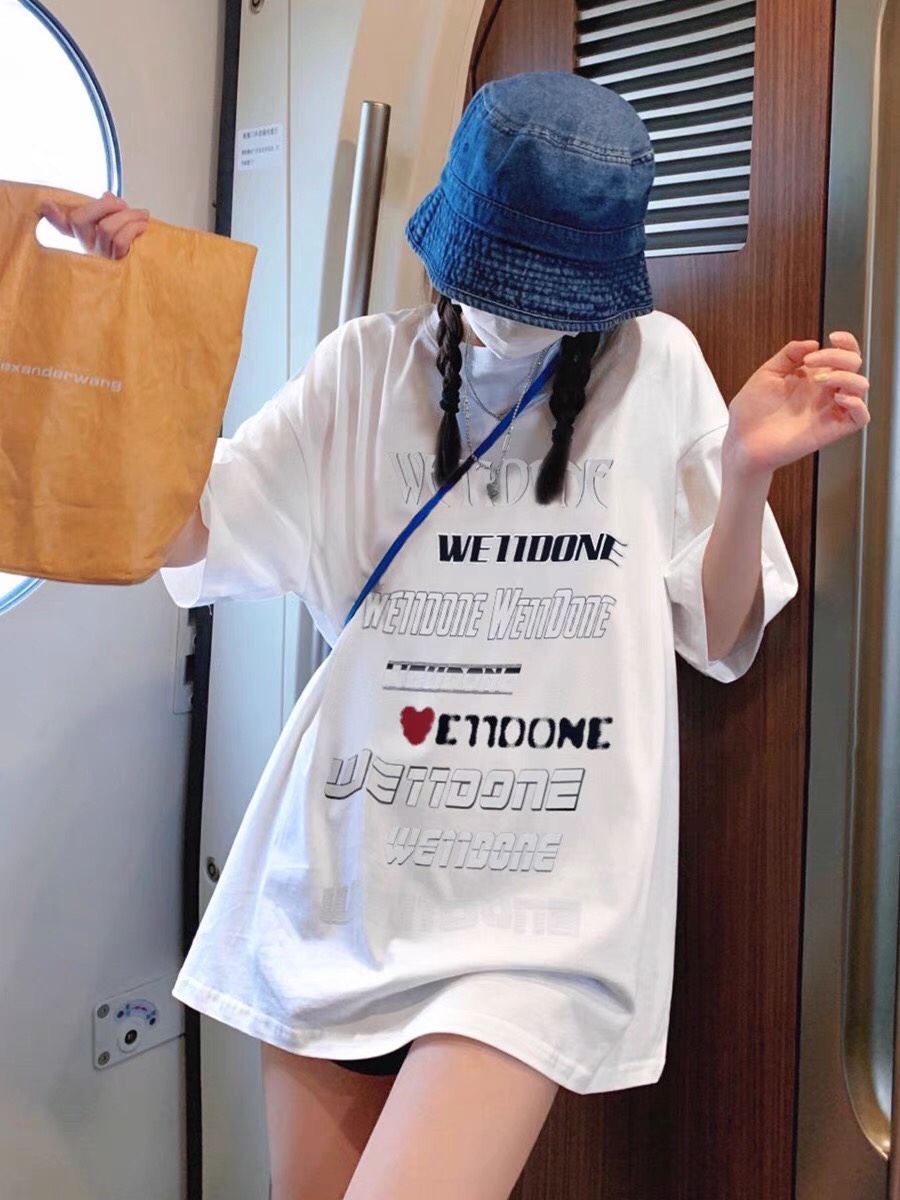 WE11DONE 新商品! ウェルダン服スーパーコピー 純綿 tシャツ 大人気 シンプル トップス 男女兼用２色可選_8