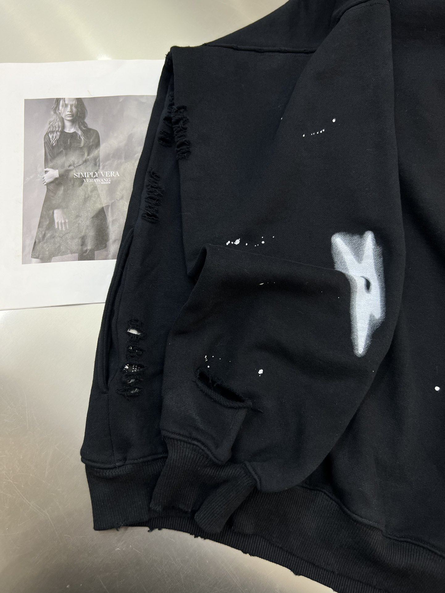 WE11DONE ウェルダン 服ｎ級品 トップス フード付き パーカー もこもこ 星空 最安値人気 ブラック_3