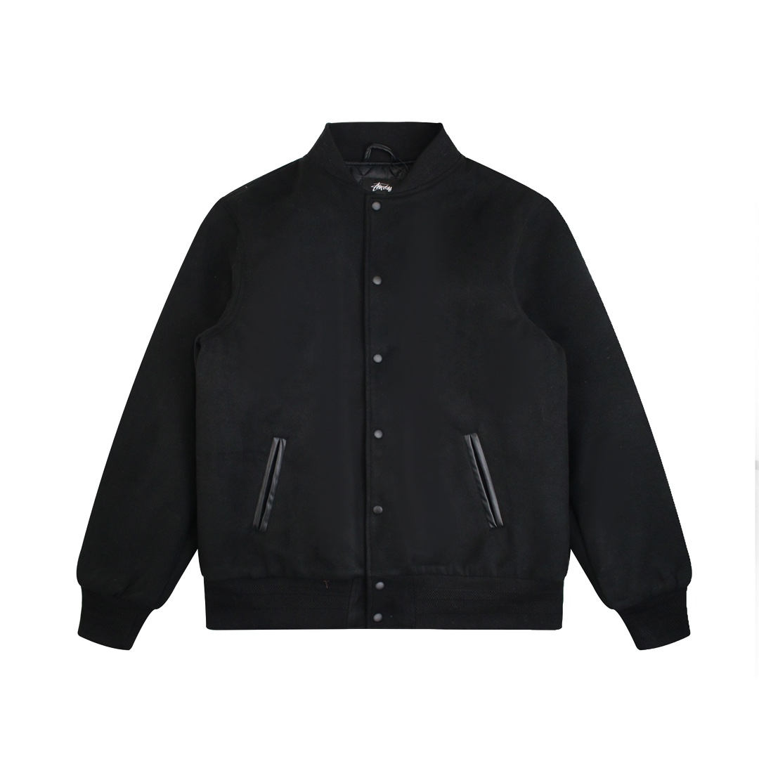 秋冬服 ステューシー ジャケット メンズｎ級品 新着 アウター SPORT文字プリント 運動 3色可選 ブラック_1