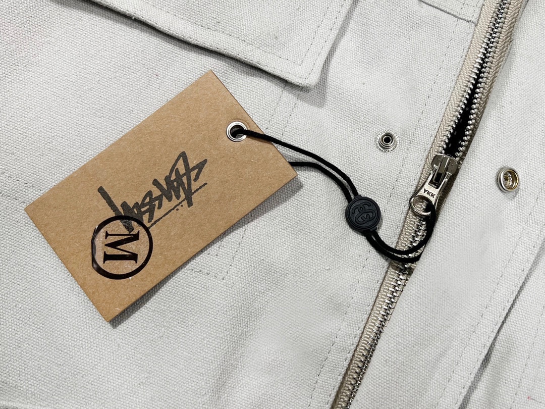 stussy ステューシー セーターコピー ジャケット アウター 襟 青春 ファッション ホワイト_4