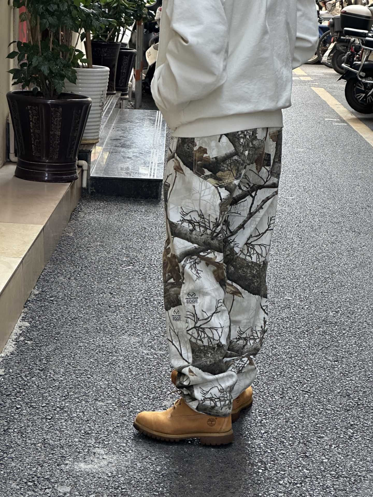 stussy 秋冬品 ステューシーズボンメンズコピー ジンーズ パンツ 柔らかい デニム シンプル 迷彩柄 ホワイト_14