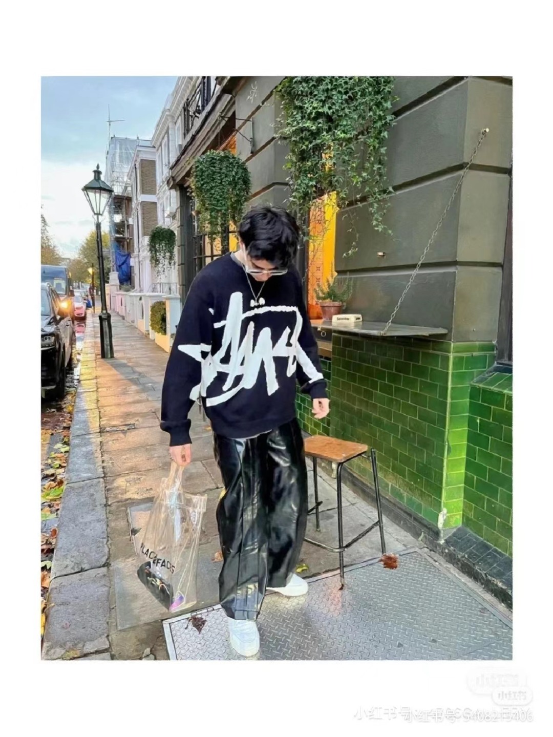 stussy 抜群な存在感  ステューシーセーター偽物 セーター 暖かい 男女兼用 カップル トップス ニット ブラック_3