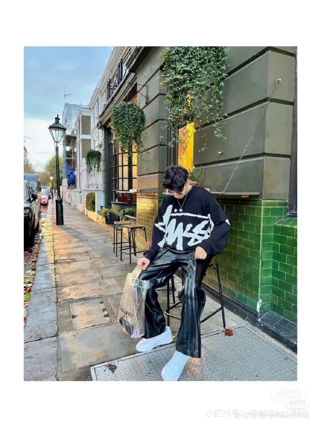 stussy 抜群な存在感  ステューシーセーター偽物 セーター 暖かい 男女兼用 カップル トップス ニット ブラック_7