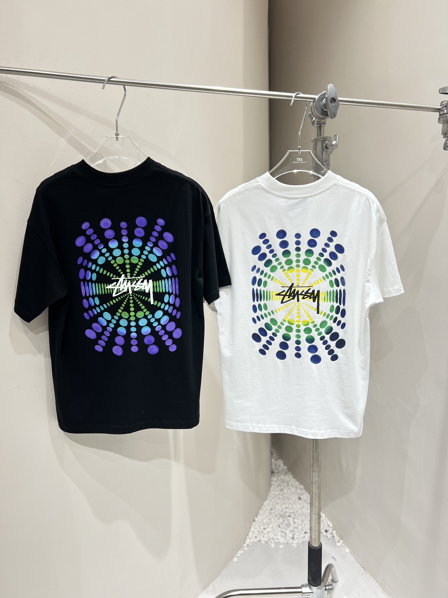 stussy 限定セール低価 ステューシー 夏服偽物 シンプル 純綿トップス 短袖 プリント 男女兼用 2色可選_3
