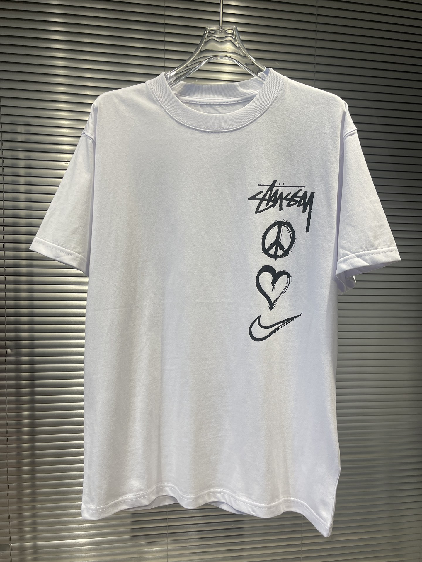 24年夏新款レディース ステューシーtシャツ偽物 純綿 トップス 男女兼用 ファッション ホワイト_1