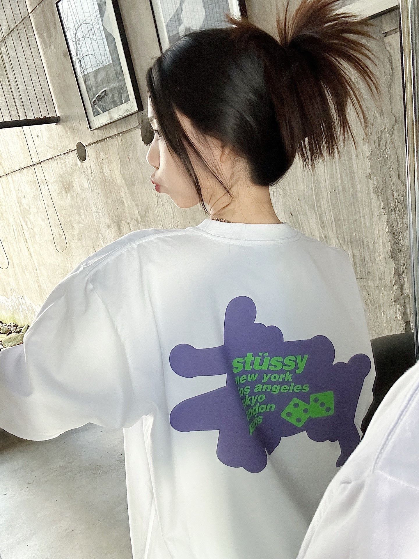 HOT100%新品 ステューシー アウター 新作スーパーコピー 純綿 プリントトップス 日常服 ファッション 大人気 2色可選_9