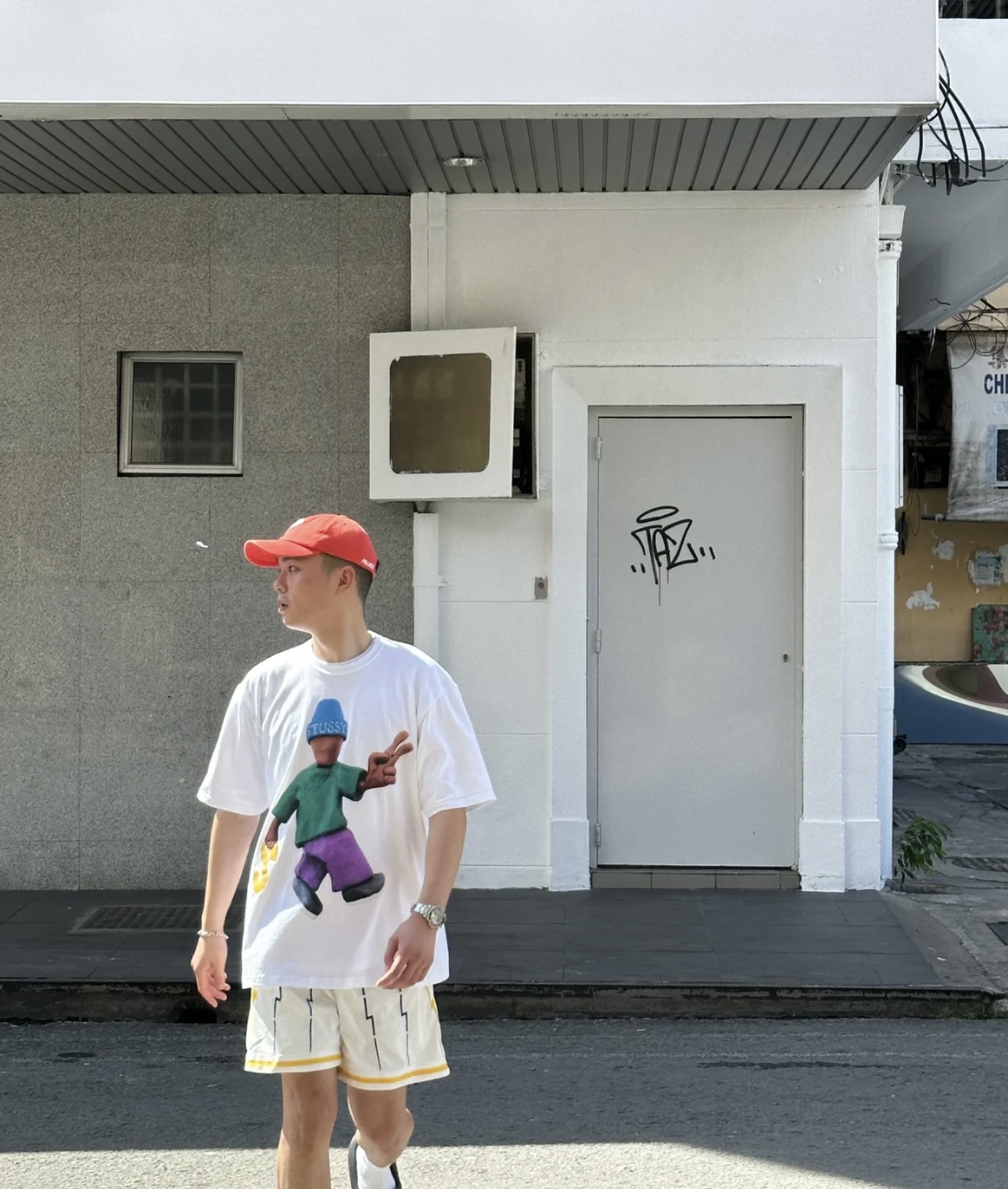 品質保証豊富なオ ステューシーtシャツコーデ激安通販 純綿 プリントトップス 短袖 シンプル 人気 2色可選_6