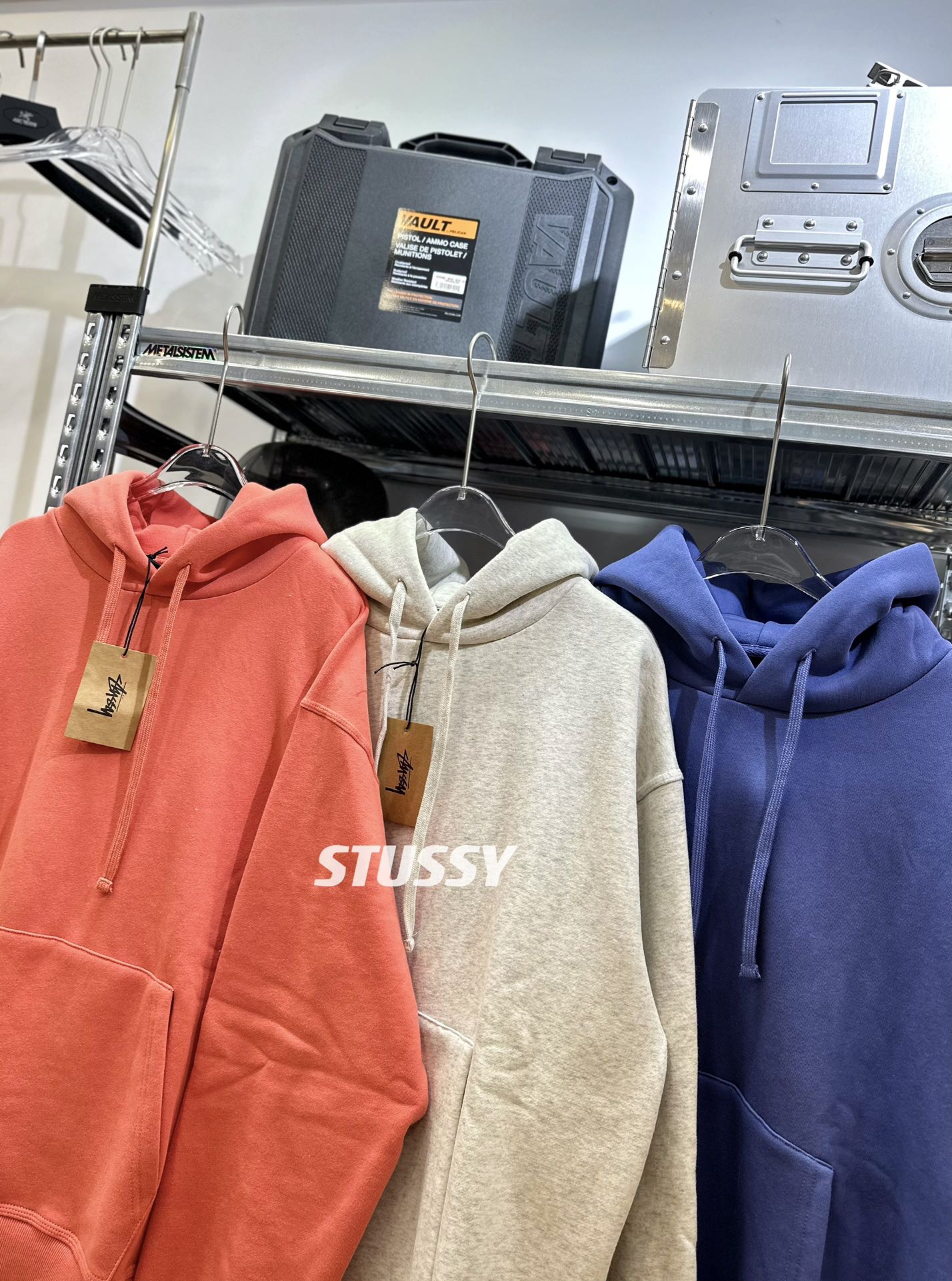 超激得新品 ステューシーパーカーメンズ偽物 純綿 トップス 長袖 シンプル 人気 フード付き 3色可選_3