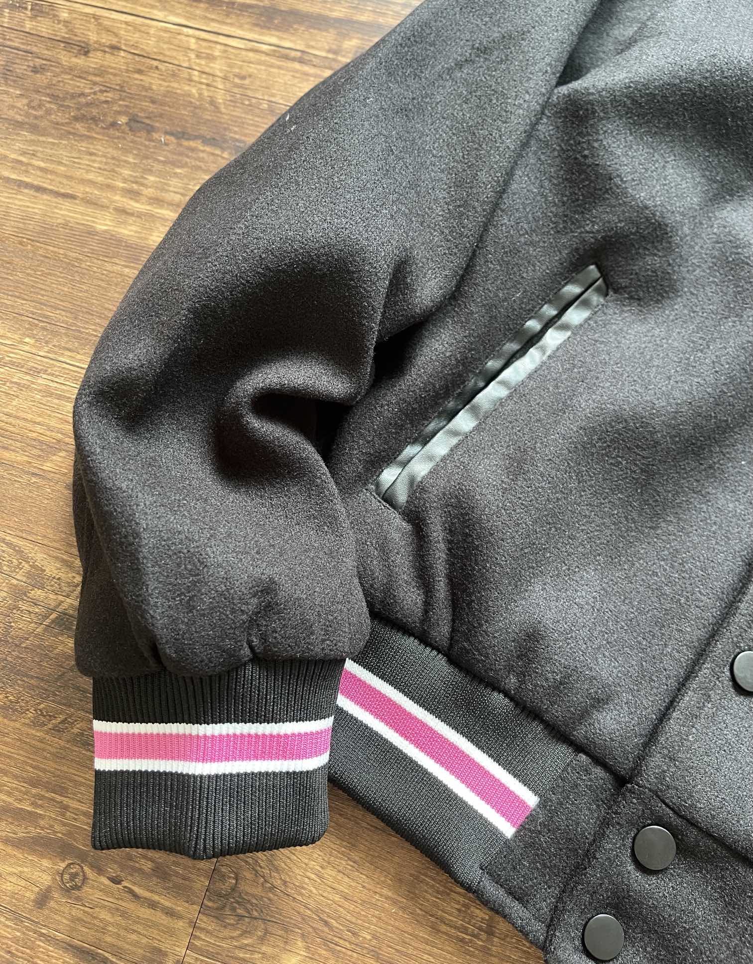 お買い得豊富な ステューシー アウターｎ級品 アウター 野球服 プリント ジャケット 運動 ファッション ブラック_6