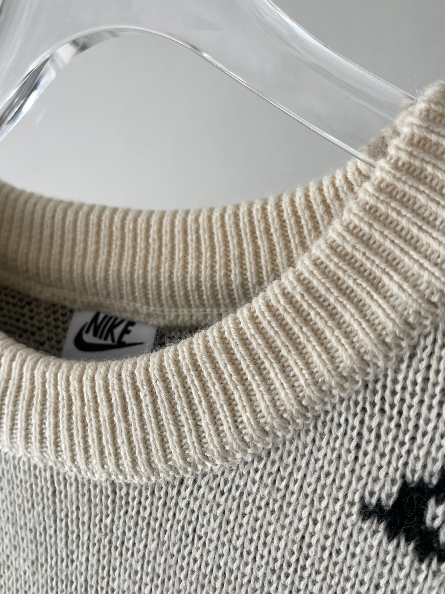 stussy ニットセータースーパーコピー ニットトップス 暖かい 日常服 大人気 グラフィティゆったり ホワイト_4
