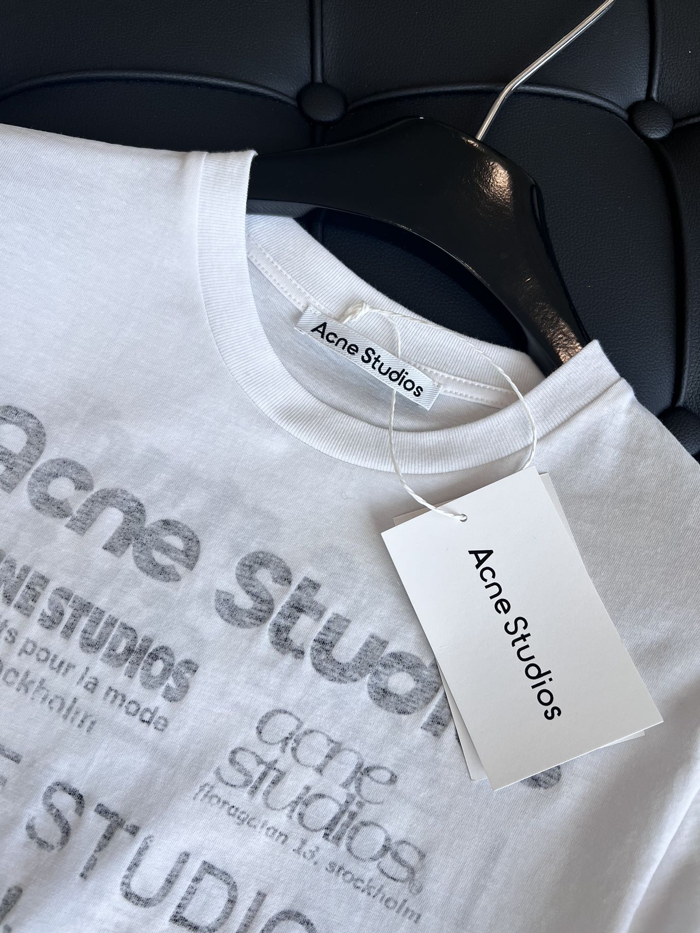 品質保証 アクネストゥディオズ tシャツ コーデコピー 純綿 トップス 短袖 大人気 シンプル 丸首 カジュアル ホワイト_2