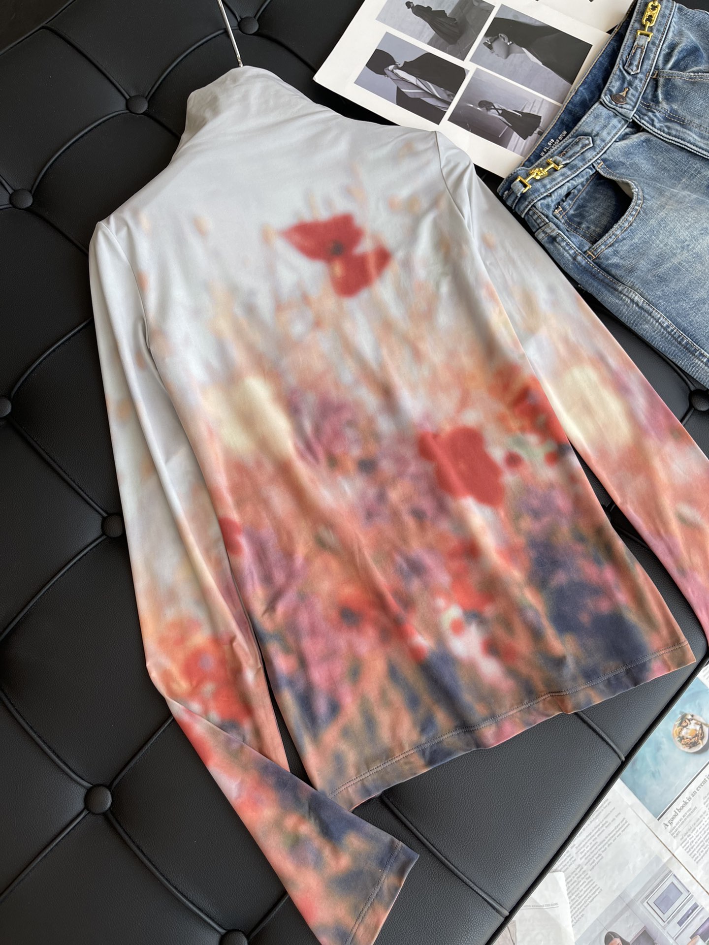 [新季度]アクネストゥディオズスーパーコピー 純綿 Tシャツ 長袖 大人気 柔らかい ハイネック プリント ホワイト_7