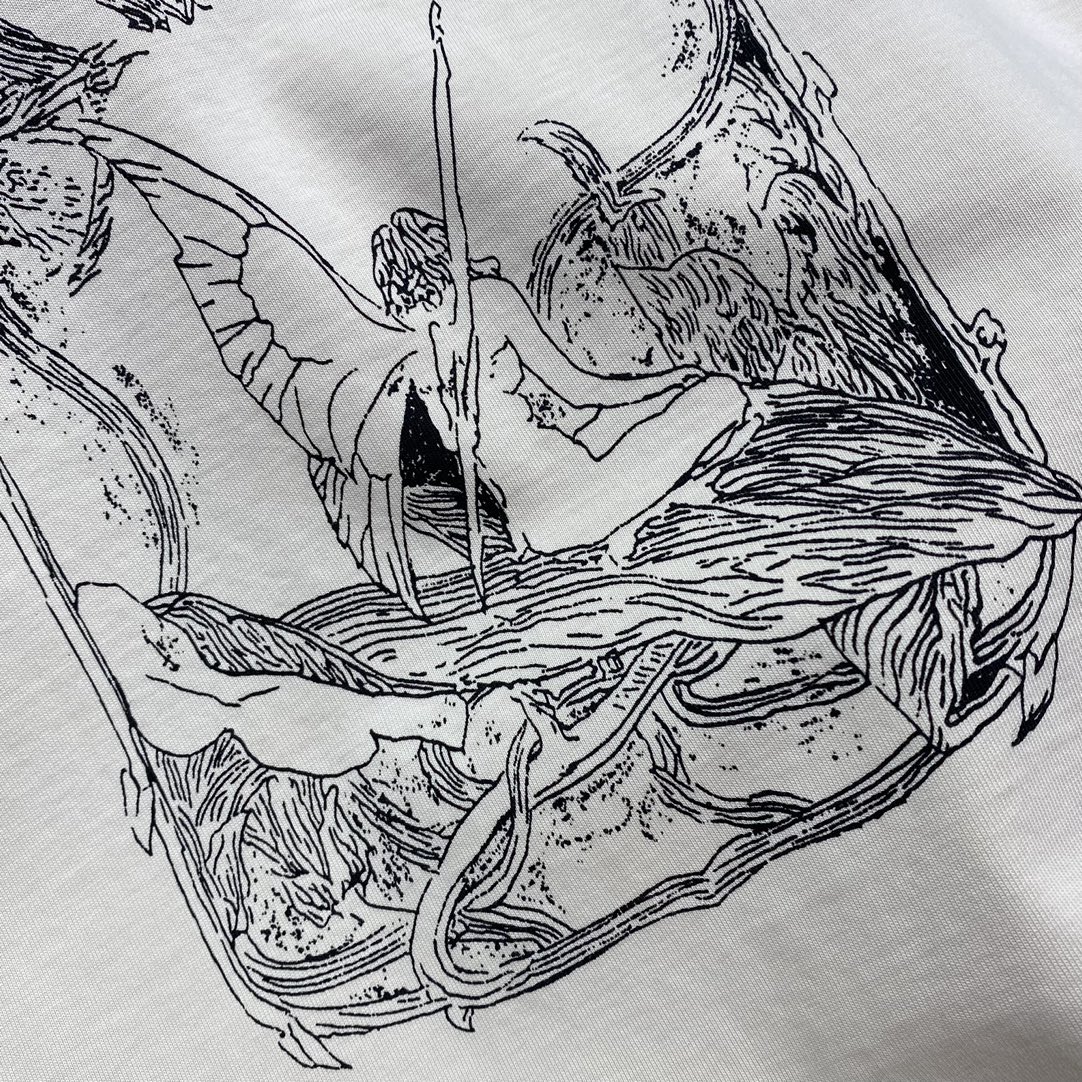 アクネステュディオス tシャツ激安通販 純綿 Tシャツ 長袖 トップス プリント 日常服 通勤 柔らかい ホワイト_6