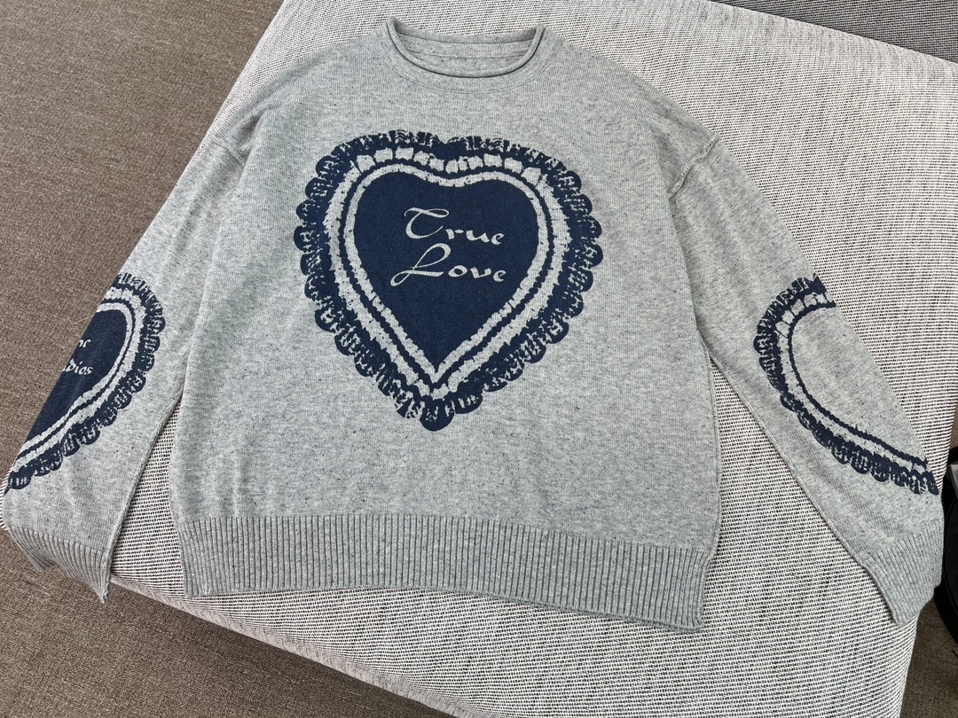 限定セール低価 アクネストゥディオズ ニットベストｎ級品 冬服 暖かい セータートップス ハット ゆったり グレイ_3