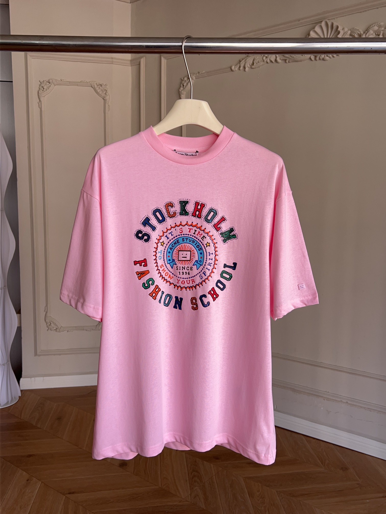 新作入荷格安 アクネストゥディオズ tシャツ サイズ感激安通販 トップス 短袖 プリント 丸首 純綿 人気新作 柔らかい 3色可選_4