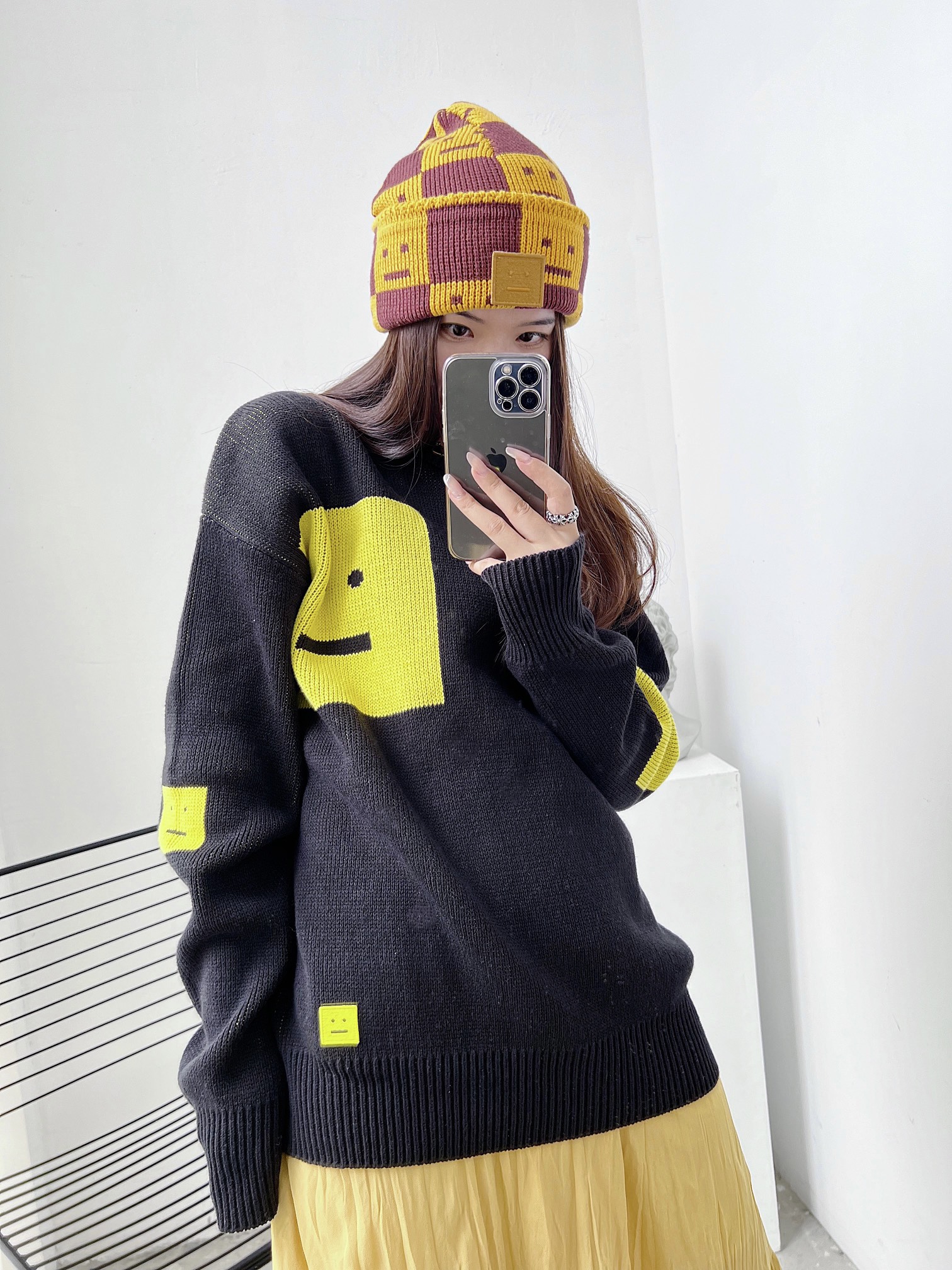 驚きの破格値 新着 アクネストゥディオズ モヘアニットｎ級品 トップス 長袖 セーターア 柔らかい 暖かい ファッション 2色可選_11