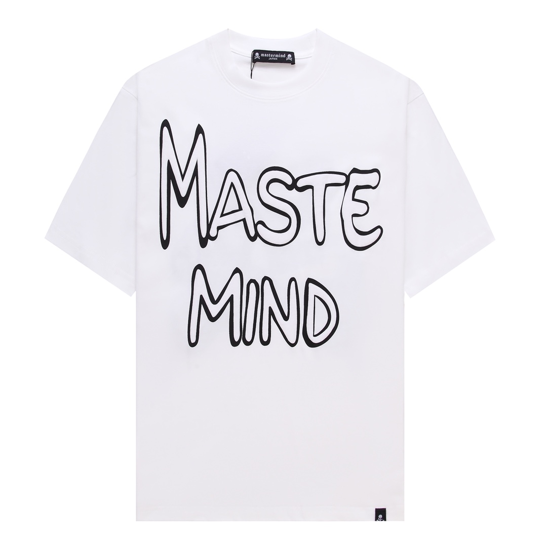 新作入荷格安 マスターマインド tシャツｎ級品 純綿 トップス 男女兼用 髑髏プリント ファッション 人気新作 ホワイト_1