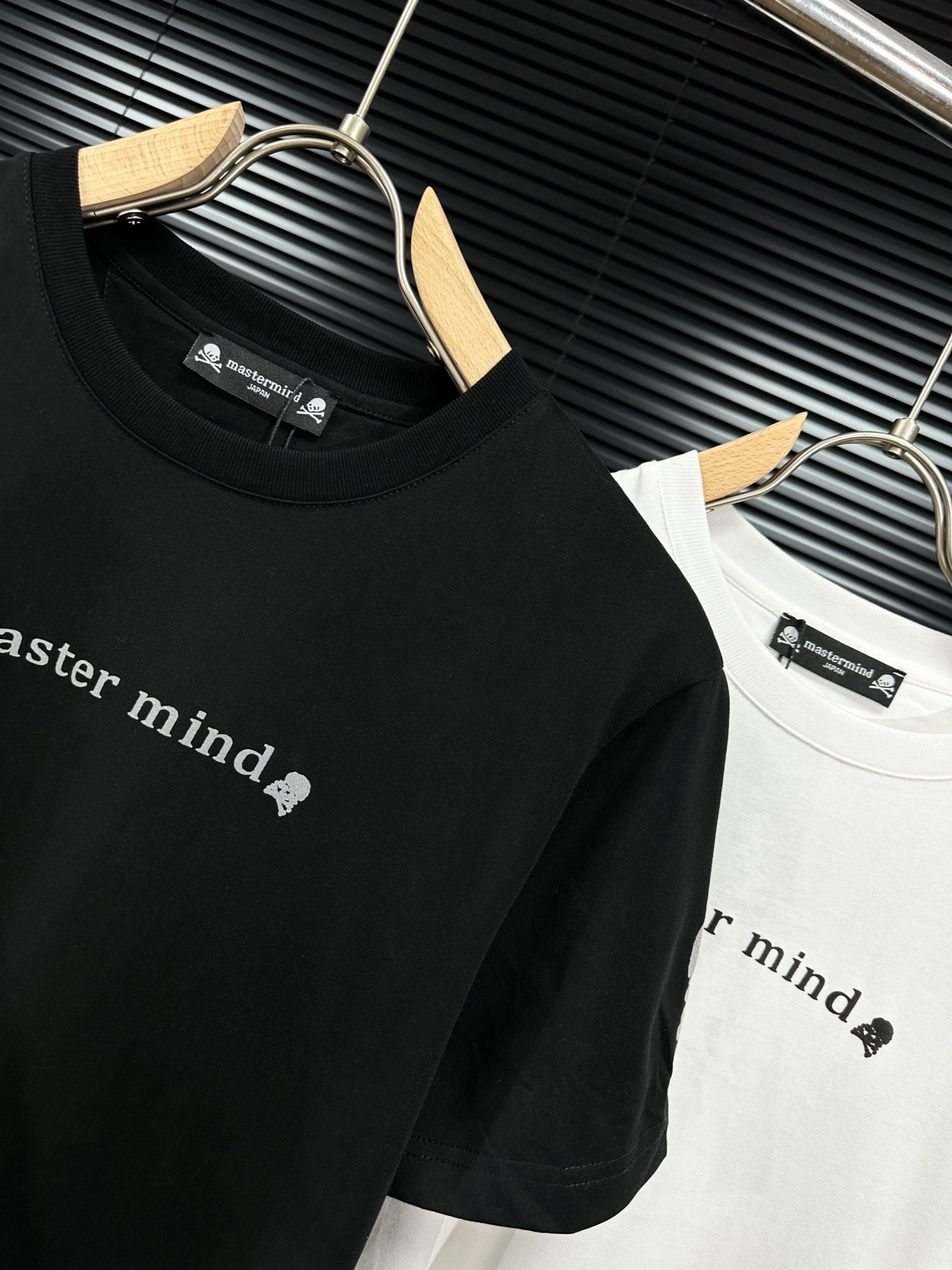 最安値！大人気 マスターマインド スタジャン偽物 純綿 Tシャツ トップス 短袖 ロゴプリント ゆたっり メンズ 2色可選 ブラック_5