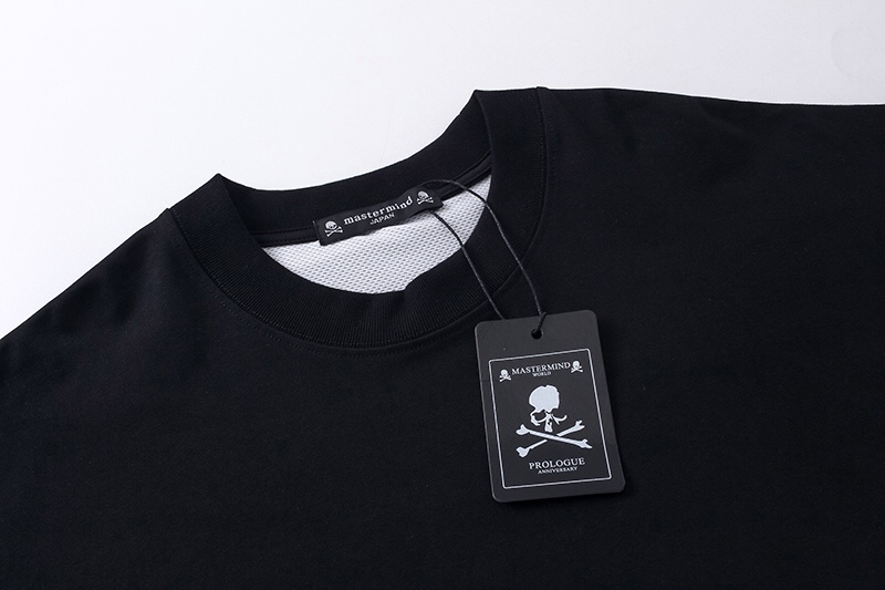 爽やかな マスターマインド スタジャン偽物 純綿 Tシャツ トップス 短袖 髑髏プリント ゆたっり メンズ ブラック_5