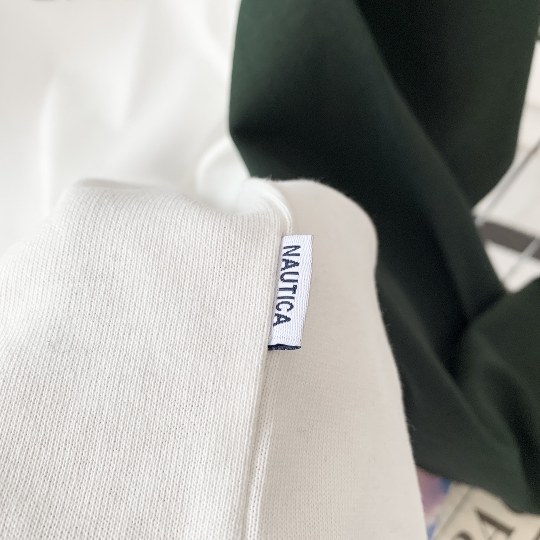 数量限定爆買い ノーティカトップスｎ級品 純綿 長袖 Tシャツ ファッション 人気 ロゴ刺繡 ホワイト_8
