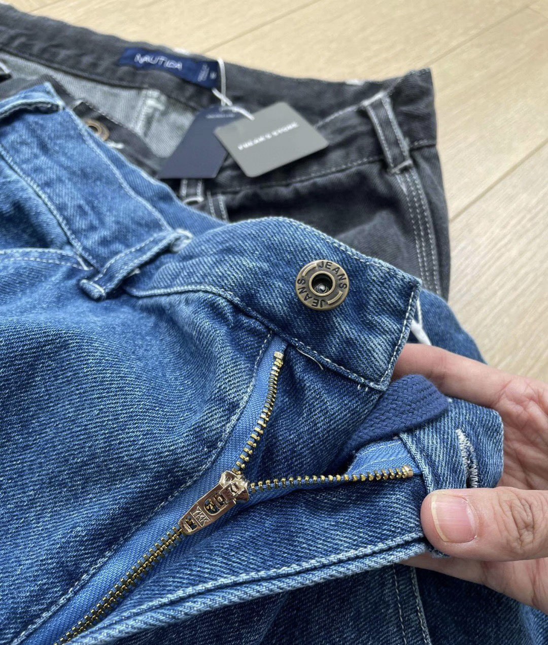 超激得新品 ノーティカジンーズ激安通販 ズボン 筒形 デニム ファッション ゆったり 2色可選_7