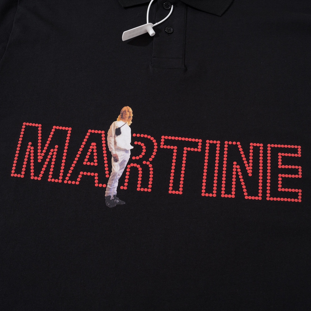 抜群の吸汗性 マーティンローズ レディースコピー 人気品 ゆったり 純綿 トップス 短袖 tシャツ カジュアル ブラック_3
