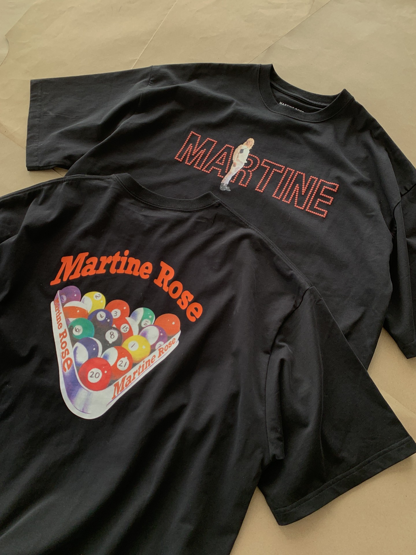 爆買い大得価 マーティンローズ ロンtｎ級品 フォアハンドプリント 純綿 トップス 短袖 tシャツ カジュアル ブラック_13