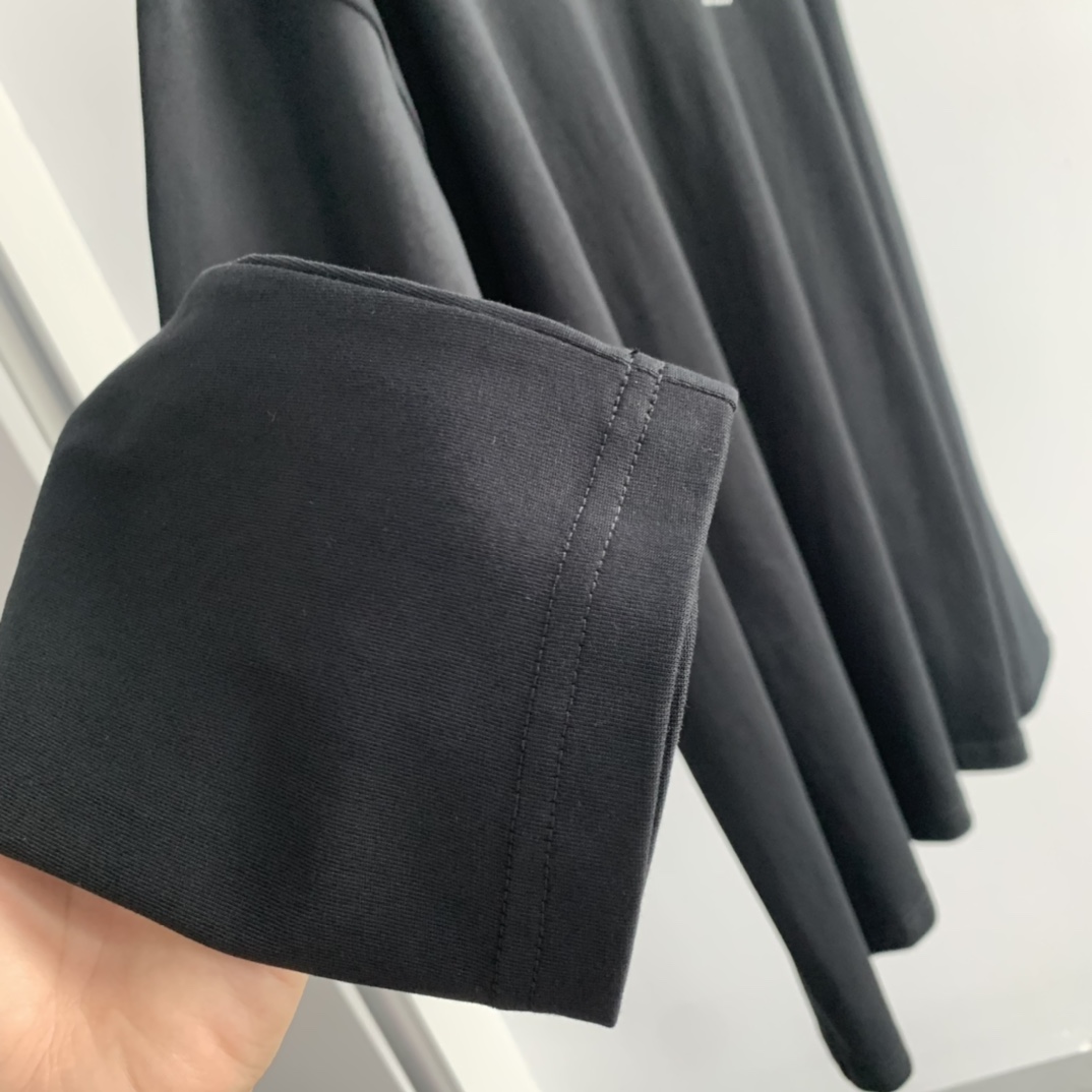 新作到着!!  マーティンローズ メンズスーパーコピー 純綿 トップス 長袖 tシャツ シンプル ハイネック カシュクール 2色可選_9
