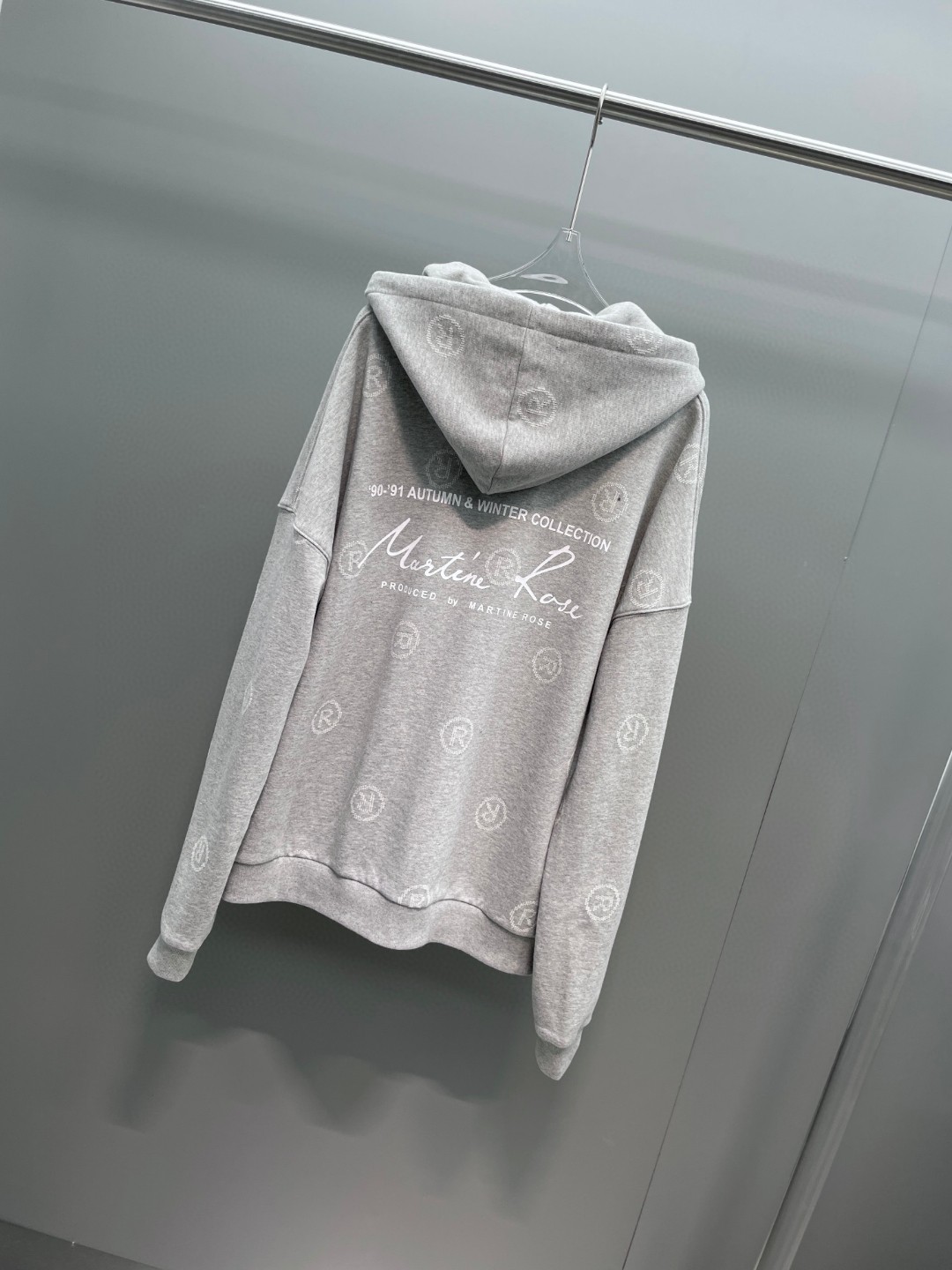 マーティンローズ レザージャケット激安通販 トップス シンプル 日常 ファッション フード付き 運動服 グレイ_6