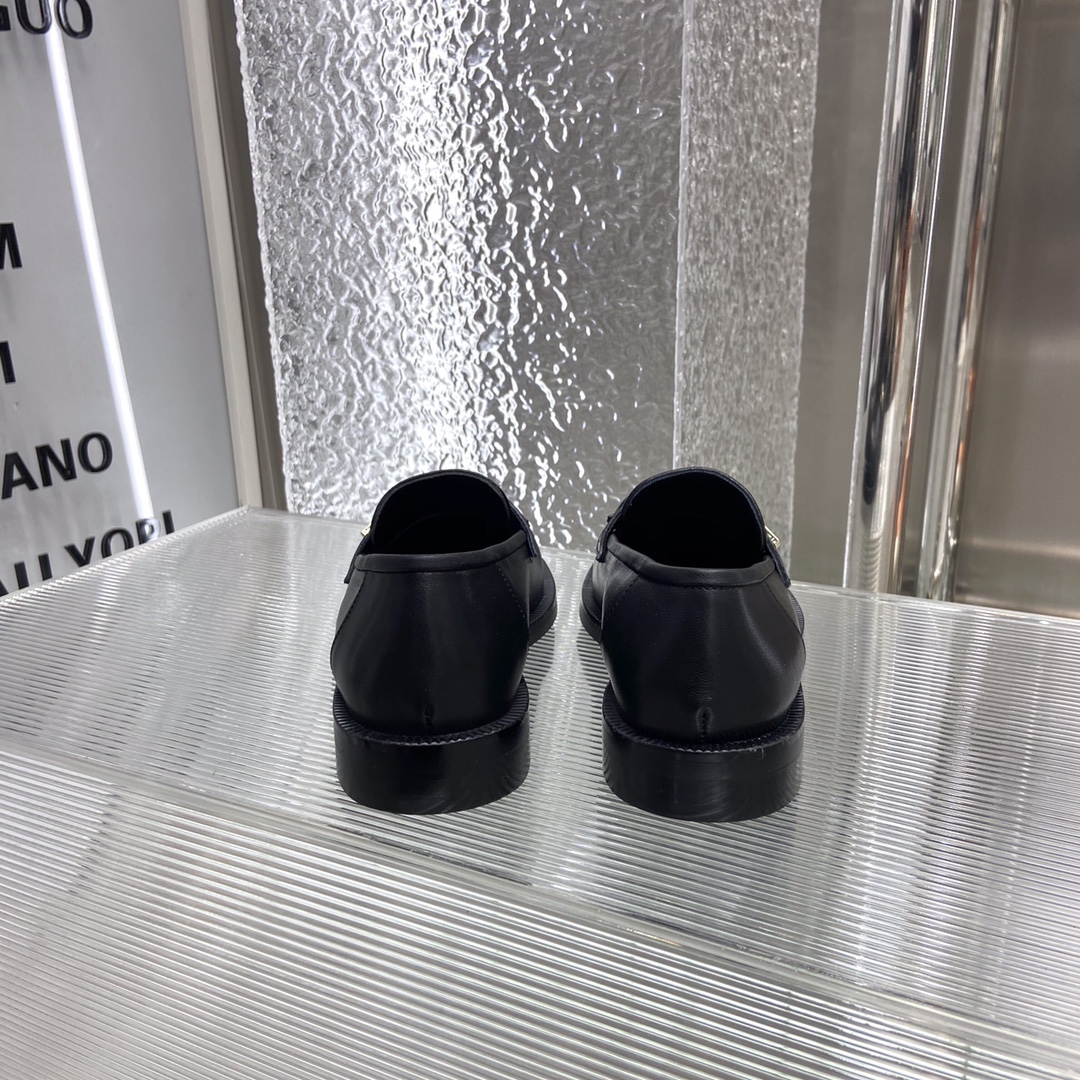 マーティンローズ スニーカーコピー レザー パンプス カジュアル 底4㎝ 人気販売 シューズ 歩きやすい ブラック_8
