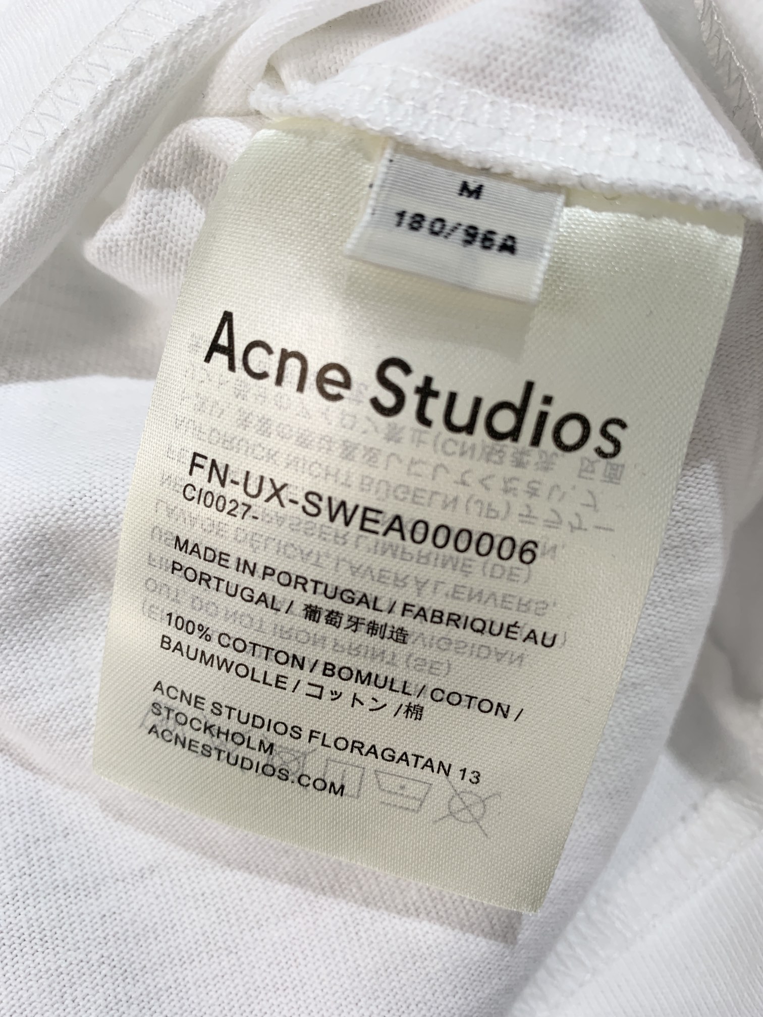 アクネストゥディオズ エディションｎ級品 トップス 純綿 柔らかい 丸首 人気品 3色可選 ホワイト_7