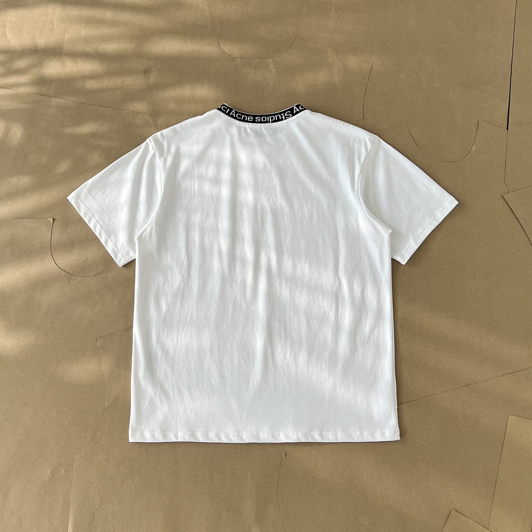 人気定番 アクネストゥディオズ シャツスーパーコピー トップス 純綿Tシャツ 半袖 柔らかい プリント 夏服 人気 3色可選_4