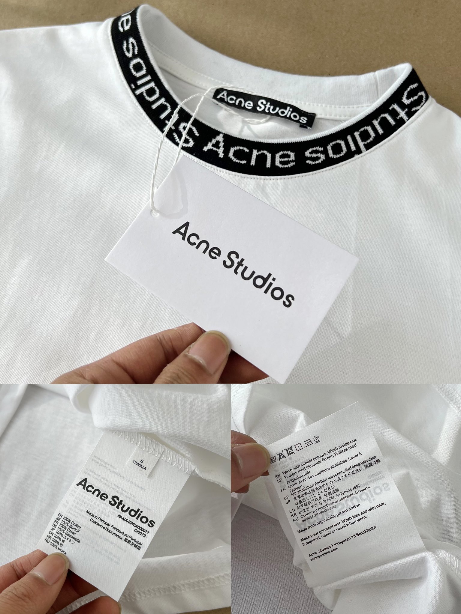 人気定番 アクネストゥディオズ シャツスーパーコピー トップス 純綿Tシャツ 半袖 柔らかい プリント 夏服 人気 3色可選_9