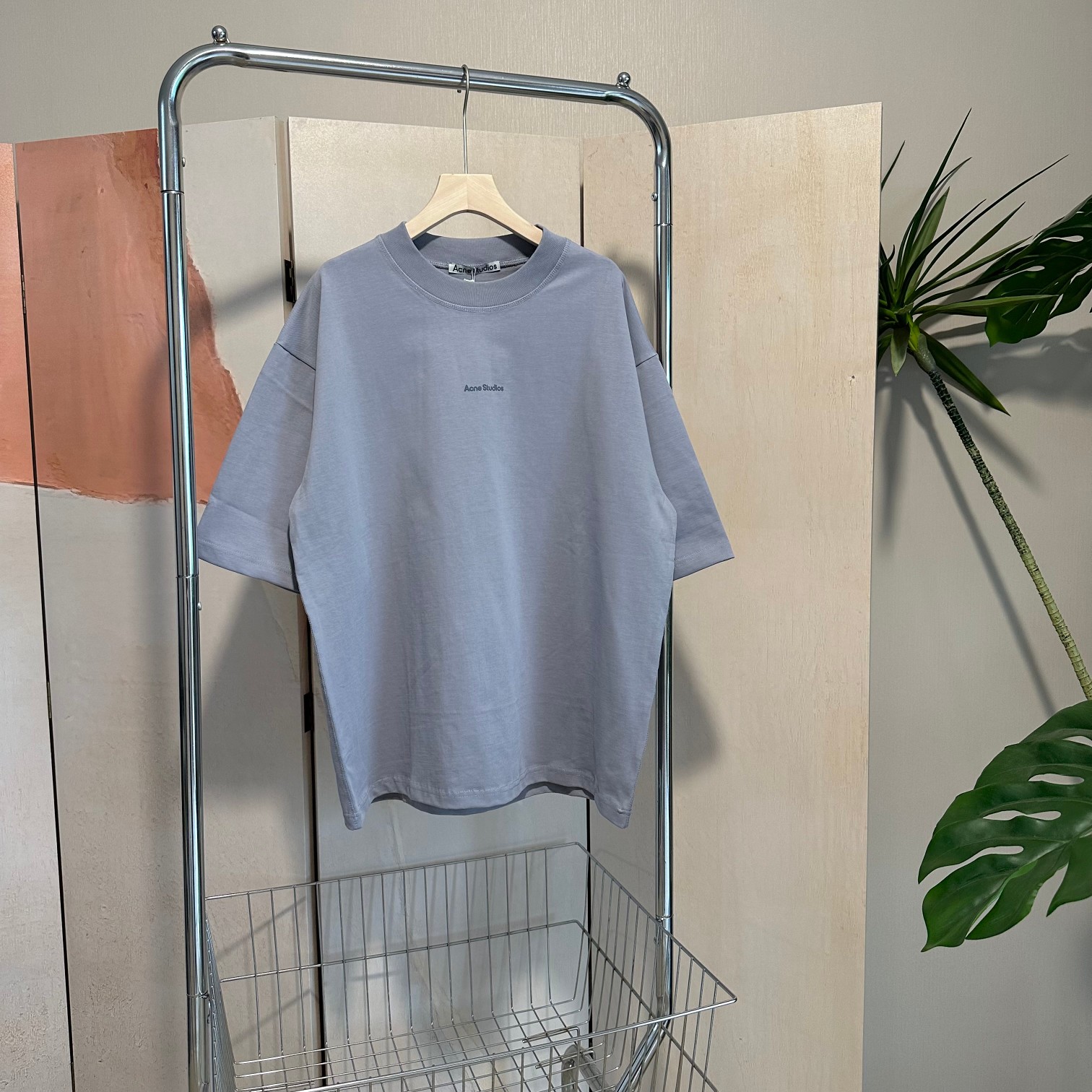 アクネステュディオス tシャツ偽物 トップス 純綿 半袖 文字プリント シンプル ゆったり 新商品! 5色可選_4