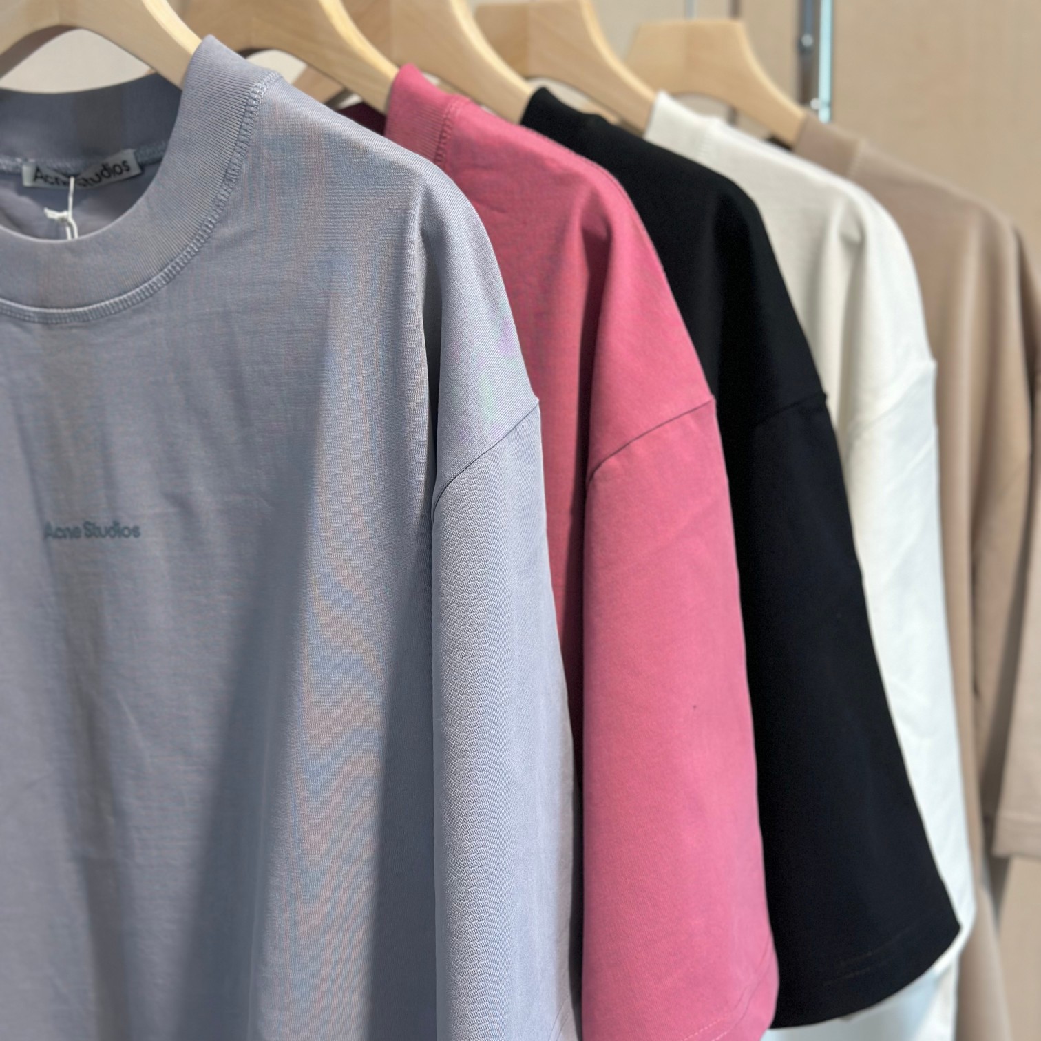 アクネステュディオス tシャツ偽物 トップス 純綿 半袖 文字プリント シンプル ゆったり 新商品! 5色可選_8
