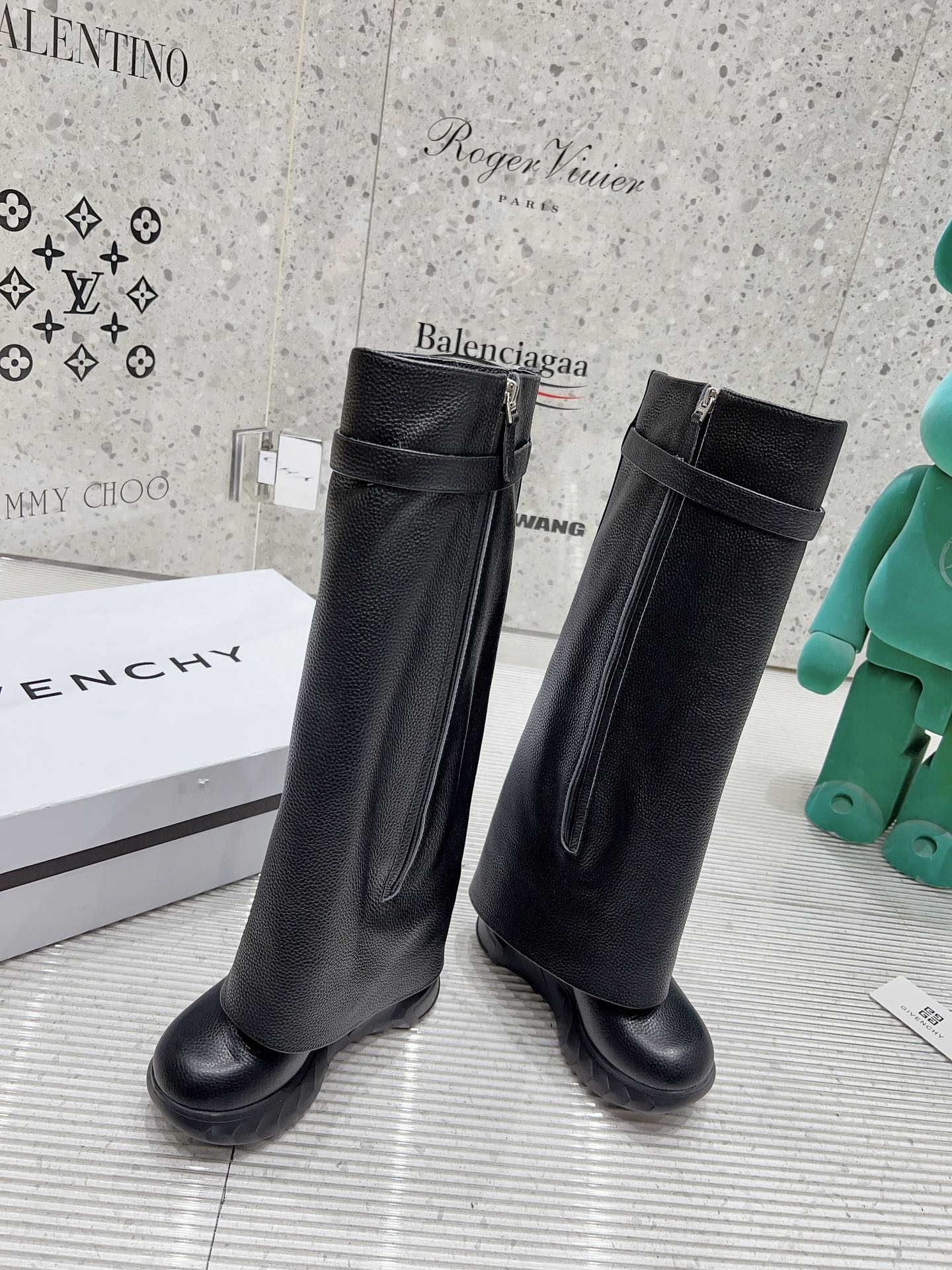 HOT100%新品ジバンシィ長靴スーパーコピー　ロングブーツ　リザードレザーを_4