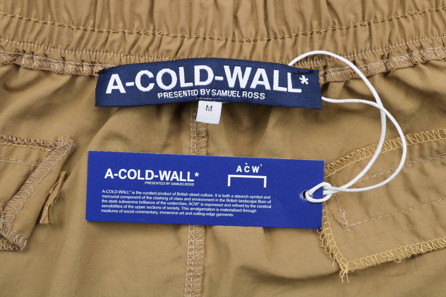 ACOLDWALL アコールドウォールとは激安通販 プリント 防水 カジュアルパンツ 夏服 爽やか ブラウン_9