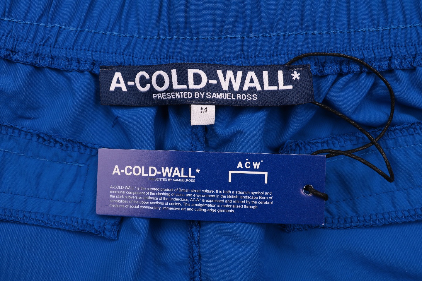 ACOLDWALL アコールドウォールパンツ偽物 プリント 防水 カジュアルパンツ 夏服 爽やか ブルー_8