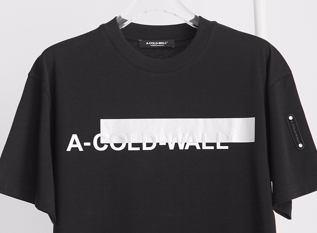ACOLDWALL アコールドウォール tシャツコピー トップス 短袖 純綿 プリント 丸首 英国に有名なTシャツ シンプル ブラック_3