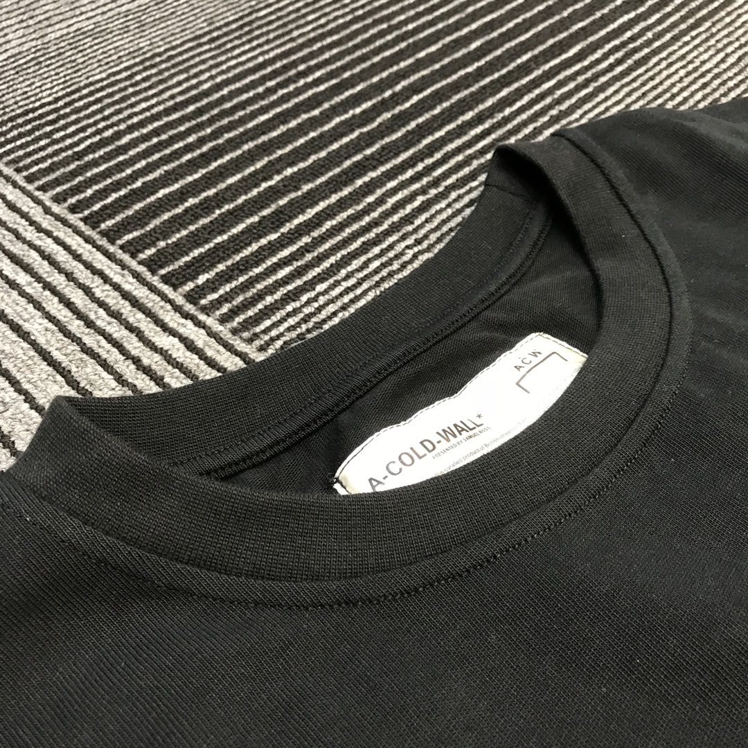 ACOLDWALL 夏 新作登場 アコールドウォール ナイキｎ級品 トップス 短袖Tシャツ 純綿 シンプル 丸首 ブラック_3