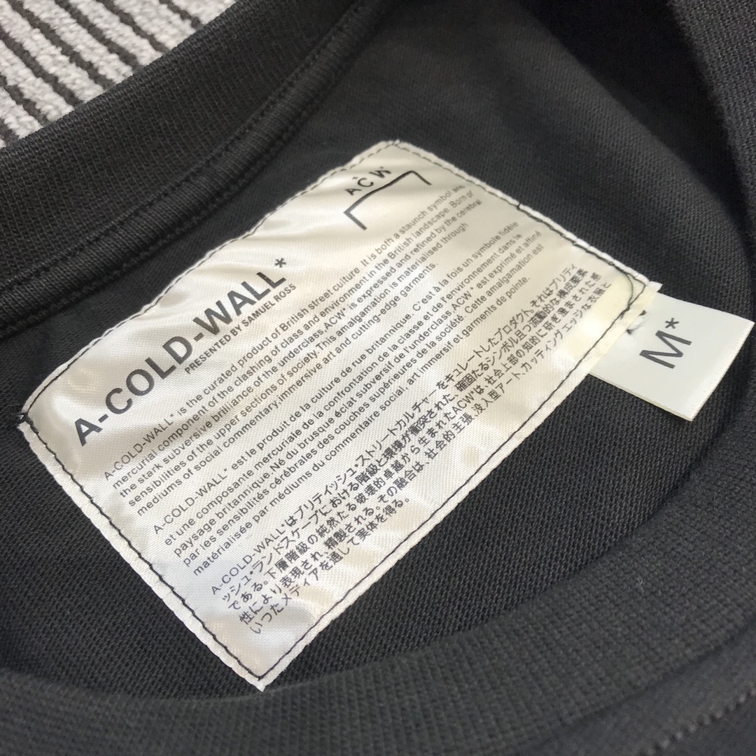 ACOLDWALL 夏 新作登場 アコールドウォール ナイキｎ級品 トップス 短袖Tシャツ 純綿 シンプル 丸首 ブラック_7