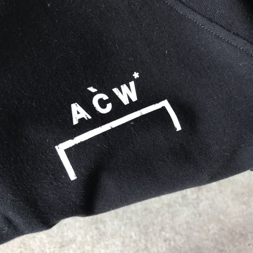 ACOLDWALL ア・コールド・ウォール偽物 トップス 長袖Tシャツ 純綿 シンプル ハイネック 半チャック ブラック_3