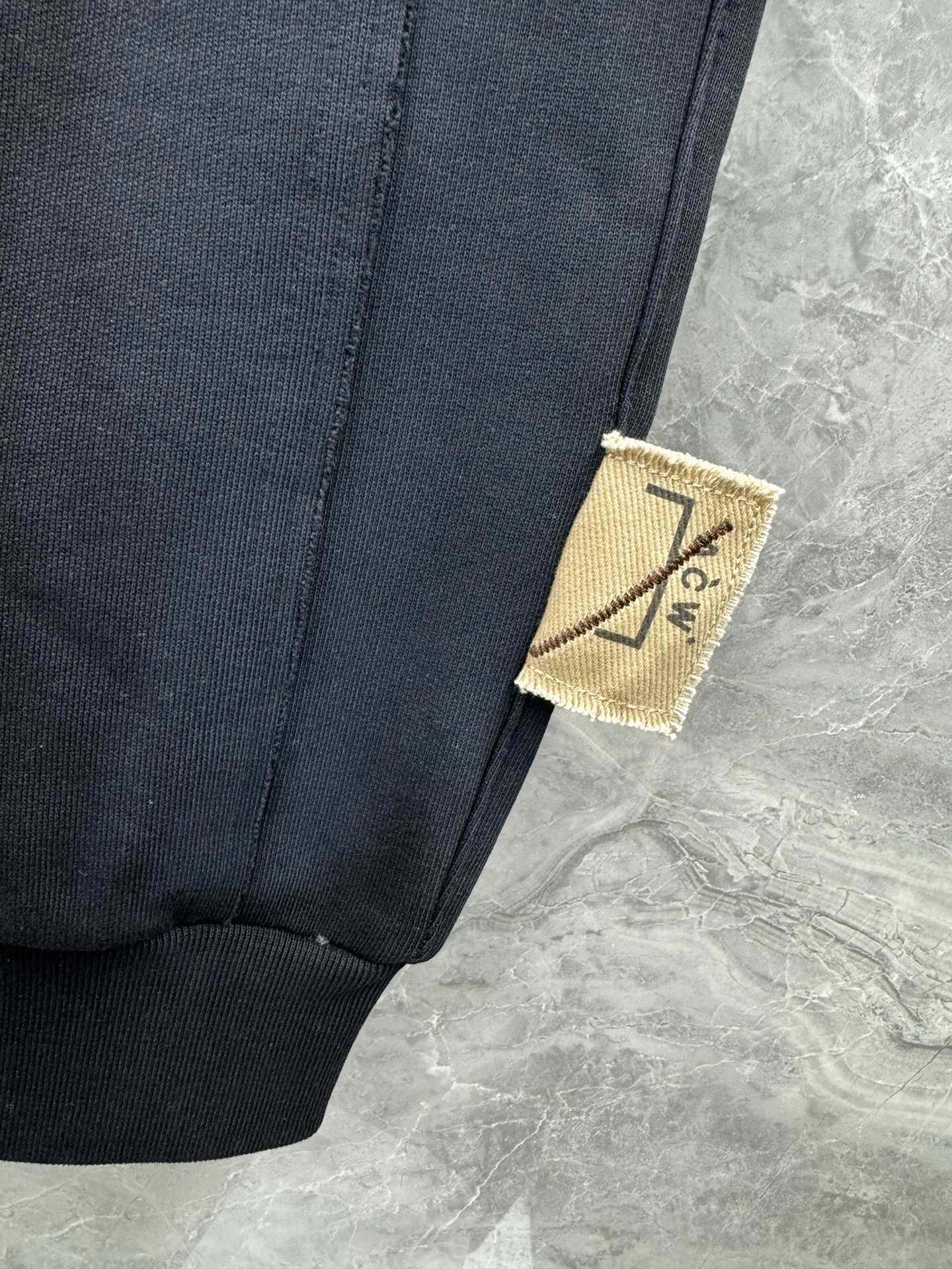 ACOLDWALLアコールドウォールとはｎ級品 カジュアルパンツ シンプル 人気ズボン 刺繍ロゴ ランニング 純綿 ブラック_7