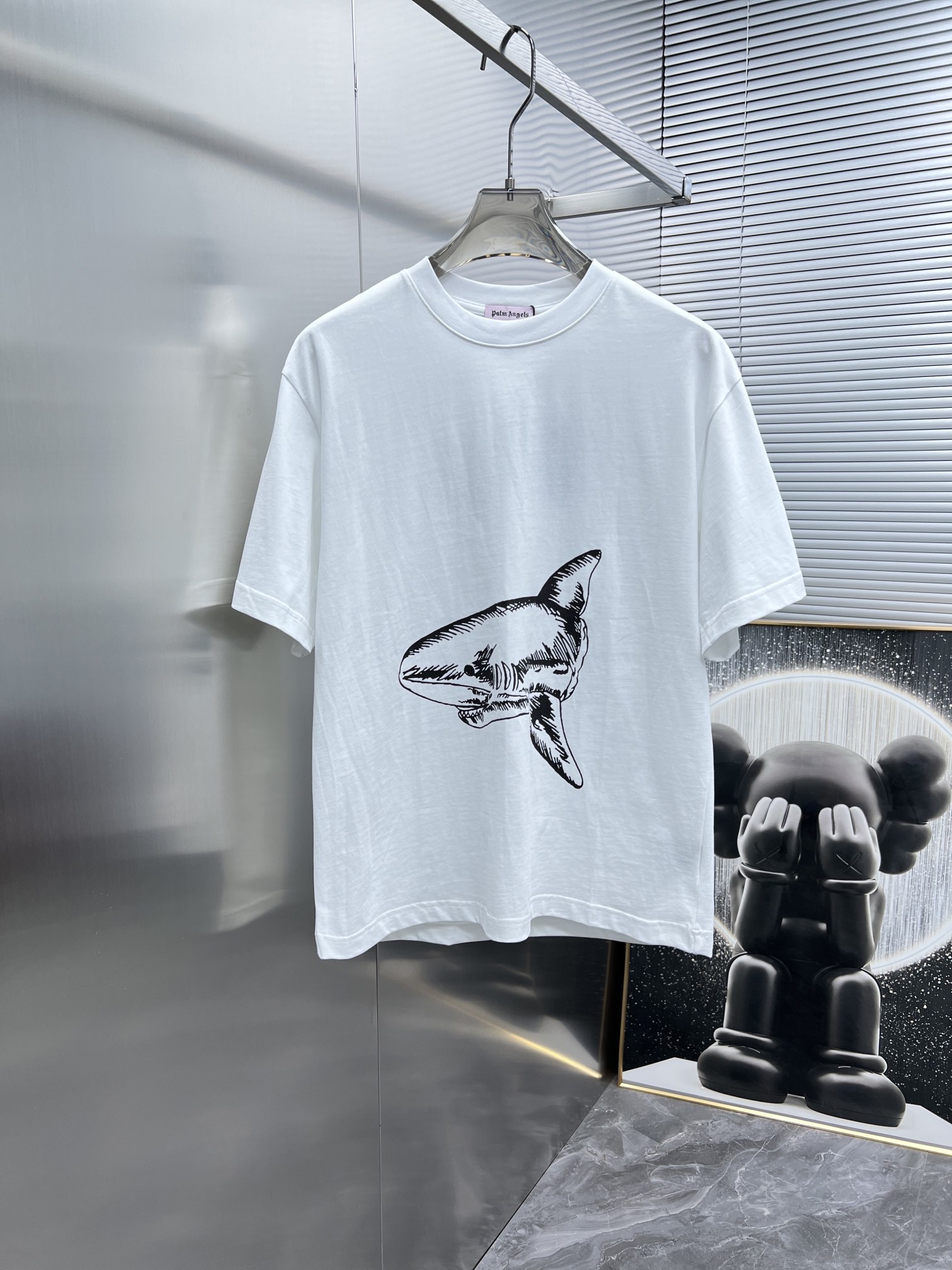 パームエンジェルス tシャツｎ級品 純綿 トップス 丸首 半袖 柔らかい ゆったり 人気新作 2色可選 ホワイト_1