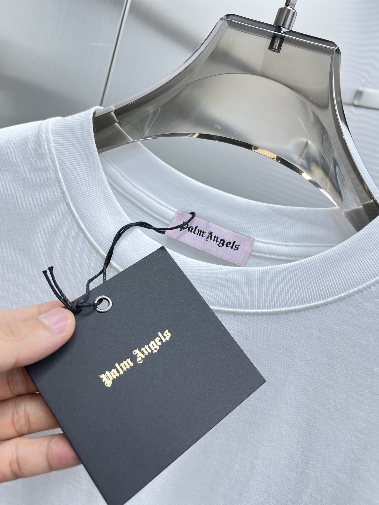パームエンジェルス tシャツｎ級品 純綿 トップス 丸首 半袖 柔らかい ゆったり 人気新作 2色可選 ホワイト_5