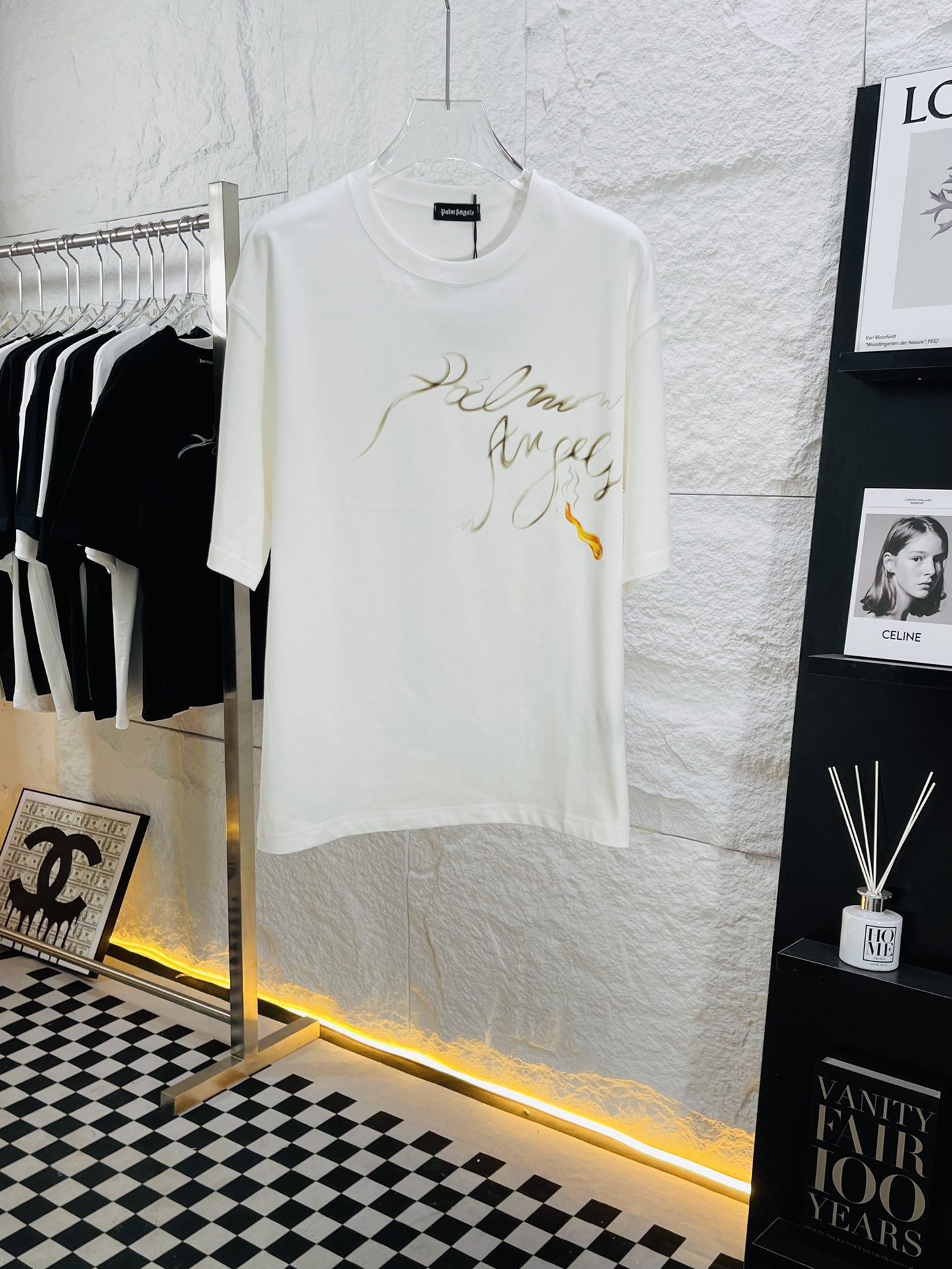 HOT100%新品 パームエンジェルス とはスーパーコピー 純綿tシャツ シンプル 短袖 ココナツプリント 夏 ホワイト_2