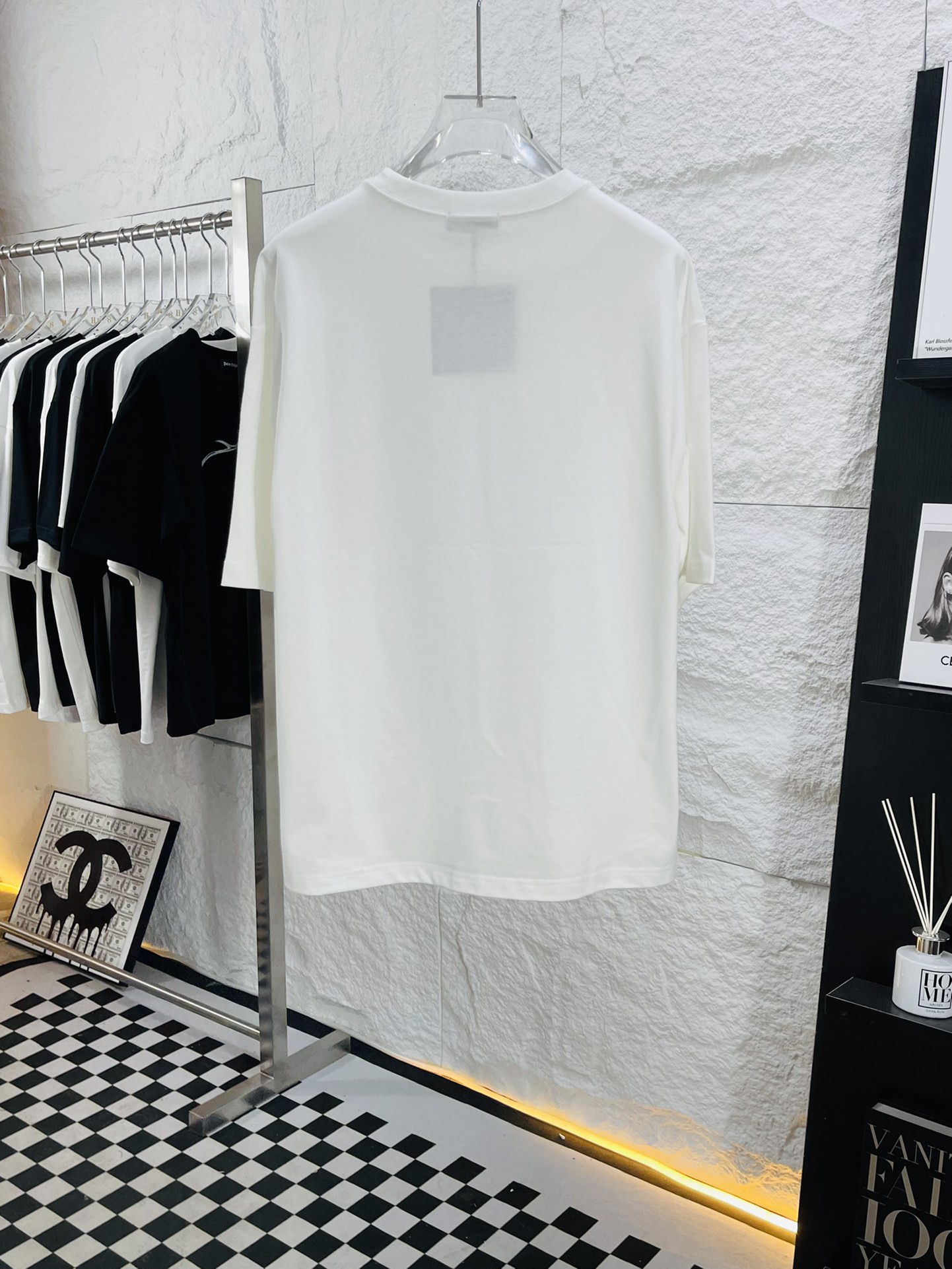 HOT100%新品 パームエンジェルス とはスーパーコピー 純綿tシャツ シンプル 短袖 ココナツプリント 夏 ホワイト_6