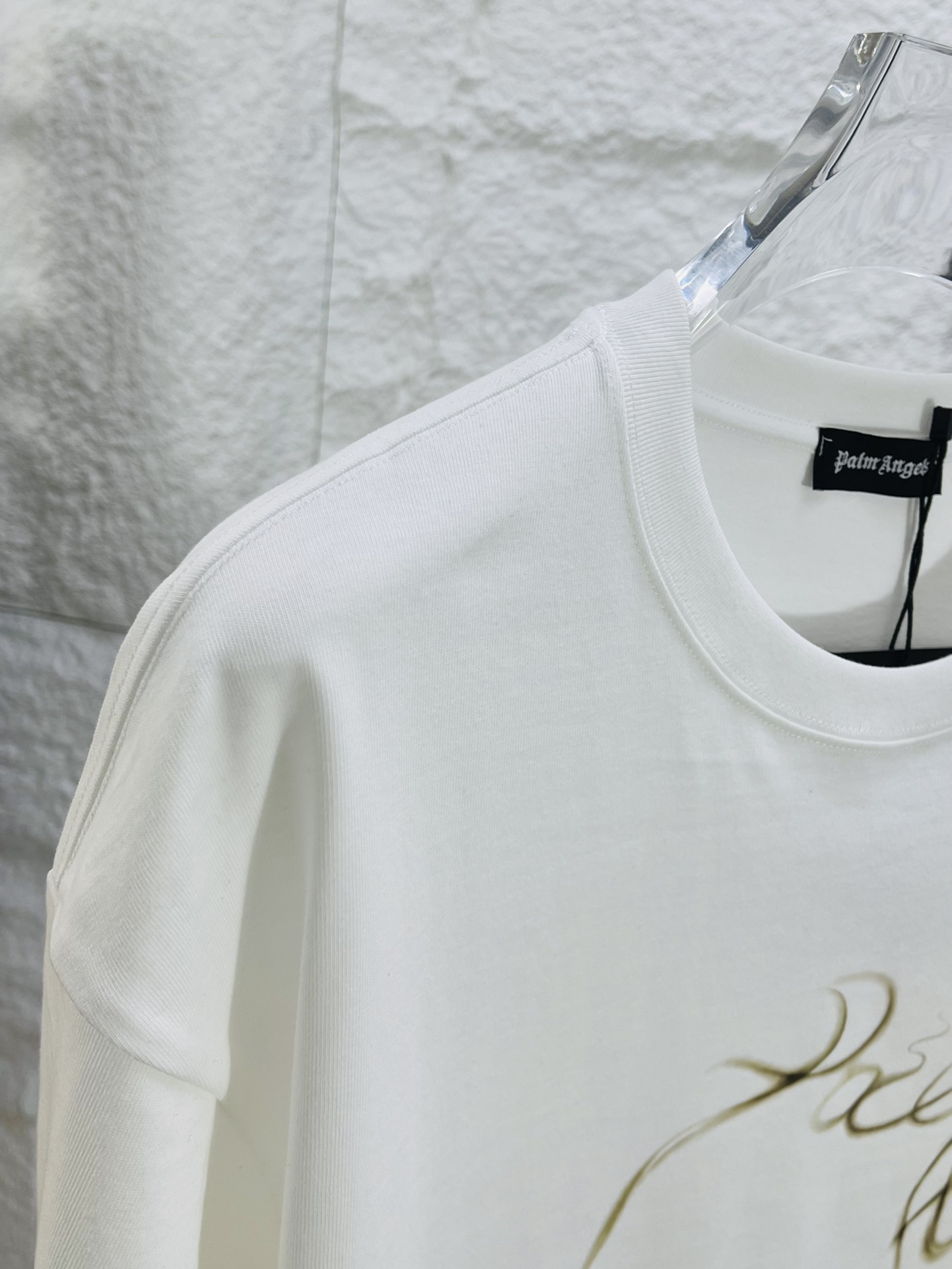 HOT100%新品 パームエンジェルス とはスーパーコピー 純綿tシャツ シンプル 短袖 ココナツプリント 夏 ホワイト_7