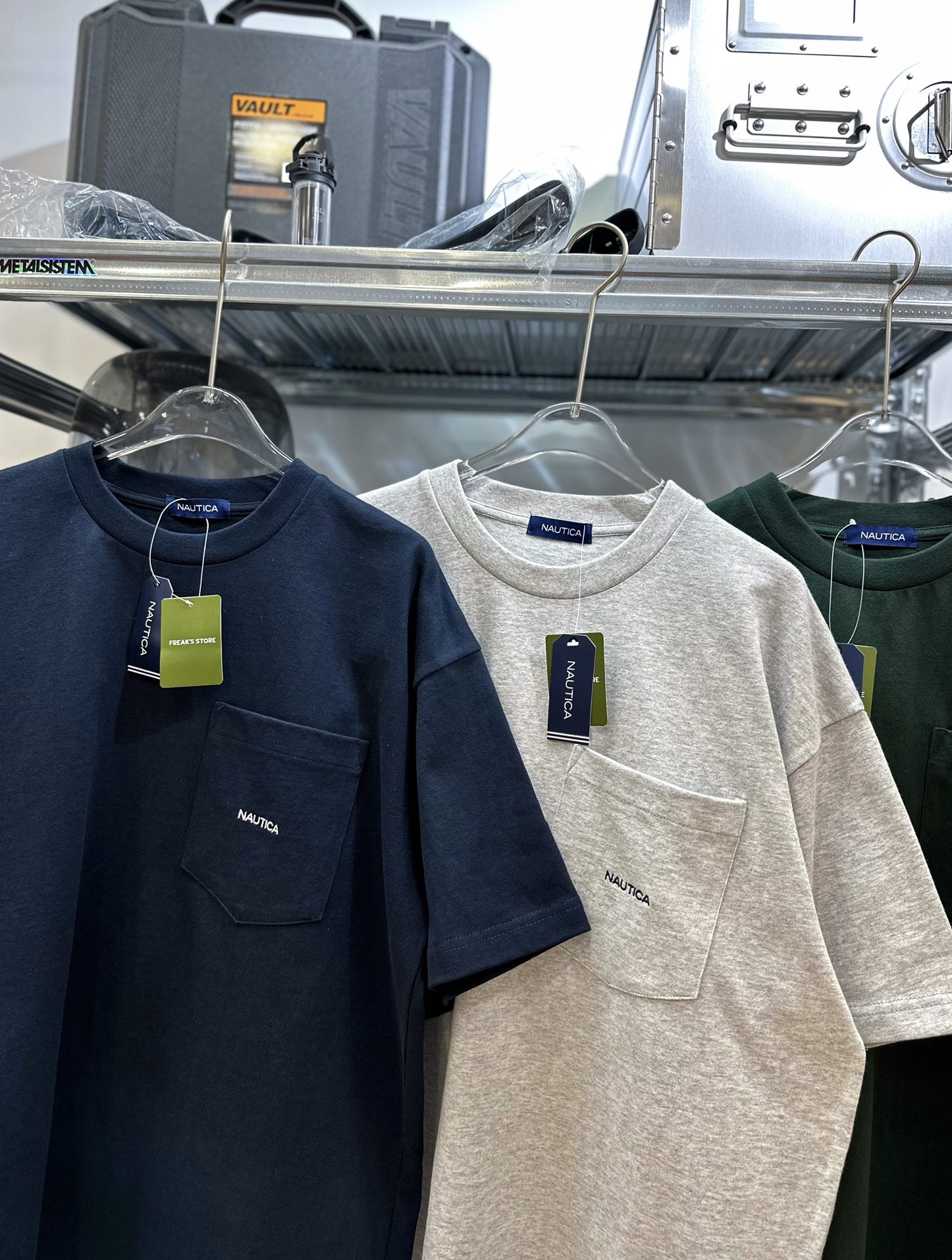 ノーティカ ストライプシャツｎ級品 春夏新品 半袖tシャツ 純綿 トップス シンプル 柔らかい  大人気 Ｎプリント 5色可選_4
