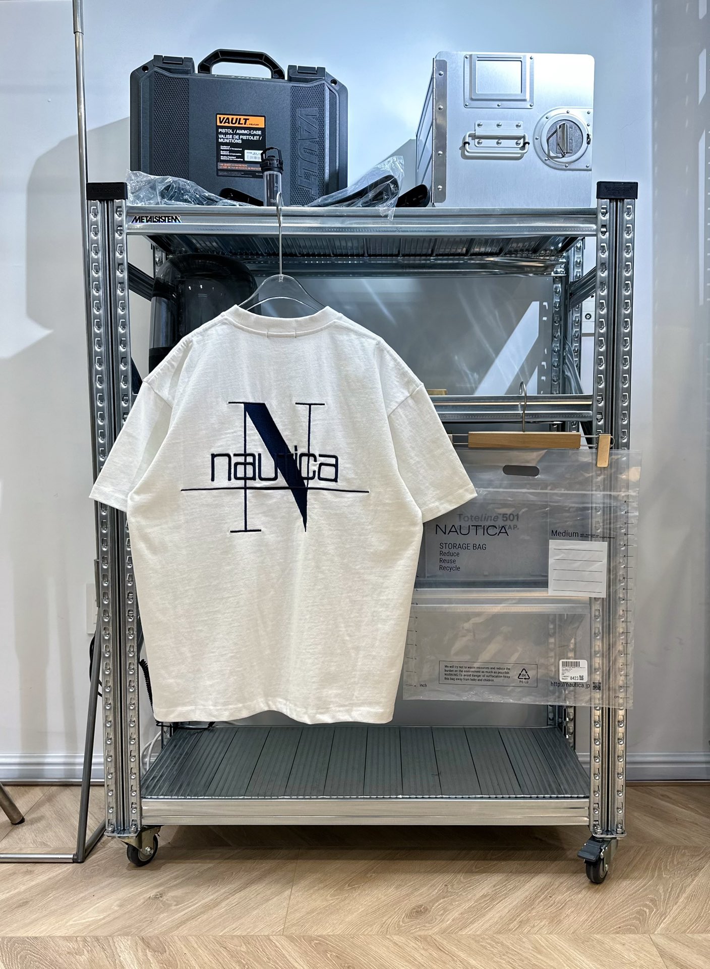 ノーティカ ストライプシャツｎ級品 春夏新品 半袖tシャツ 純綿 トップス シンプル 柔らかい  大人気 Ｎプリント 5色可選_8